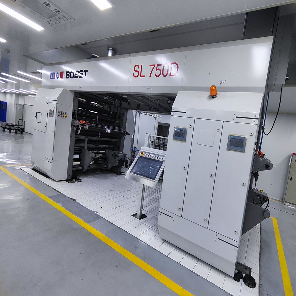 Used BOBST SL 750D solventless laminator actual machine